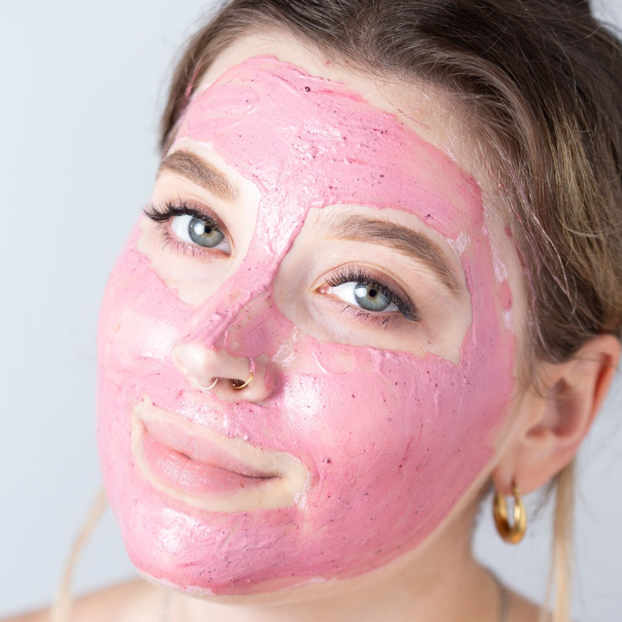 British Pink Clay Mask & Illuminating Mask Oil Set - PERL Cosmetics