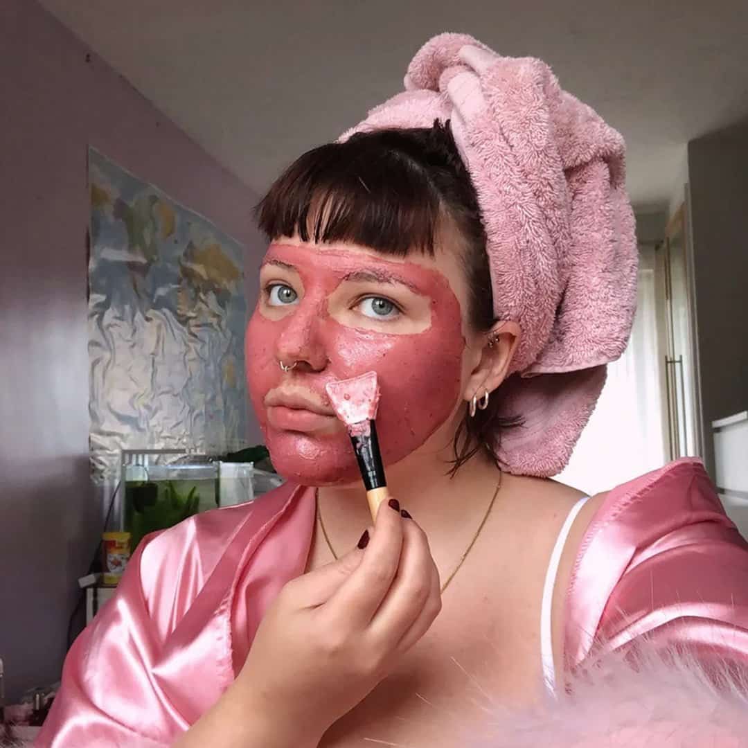 British Pink Clay Mask & Illuminating Mask Oil Set - PERL Cosmetics